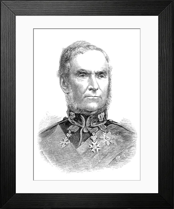 Framed Print : General Sir R. Dacres, R.A. G.C.B. the new Constable of the Tower, 1881. Creator: Unknown Framed Print : General Sir R. Dacres, R.A. G.C.B. the new Constable of the Tower, 1881. Creator: Unknown