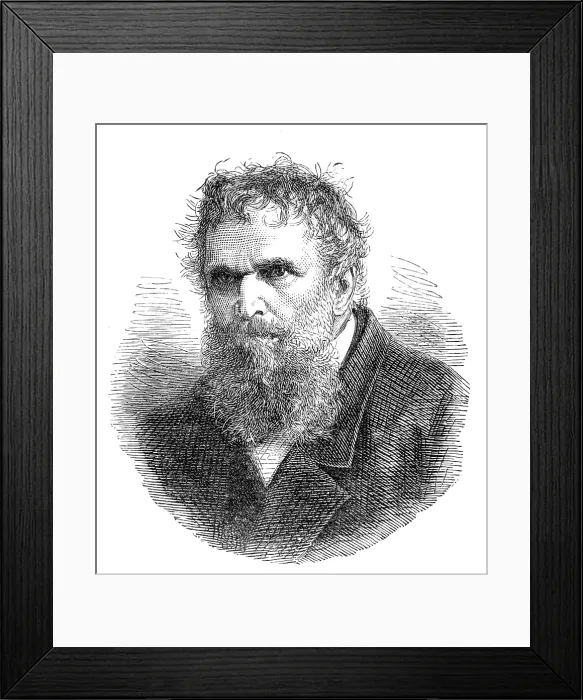 Framed Print : The late Mr. E. J. Trelawny, 1881. Creator: Unknown Framed Print : The late Mr. E. J. Trelawny, 1881. Creator: Unknown