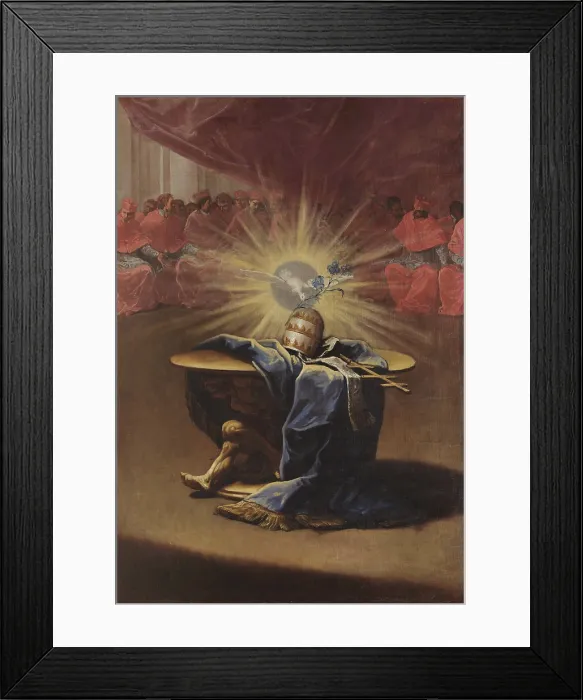 Framed Print : Conclave, 1687. Creator: Ricci, Sebastiano (1659-1734) Framed Print : Conclave, 1687. Creator: Ricci, Sebastiano (1659-1734)