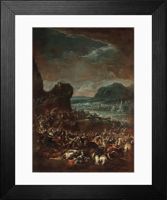 Framed Print : Jewish people led by Moses and Aaron, 1721-1727. Creator: Spolverini (Mercanti), Ilario Giacinto (1657-1734) Framed Print : Jewish people led by Moses and Aaron, 1721-1727. Creator: Spolverini (Mercanti), Ilario Giacinto (1657-1734)