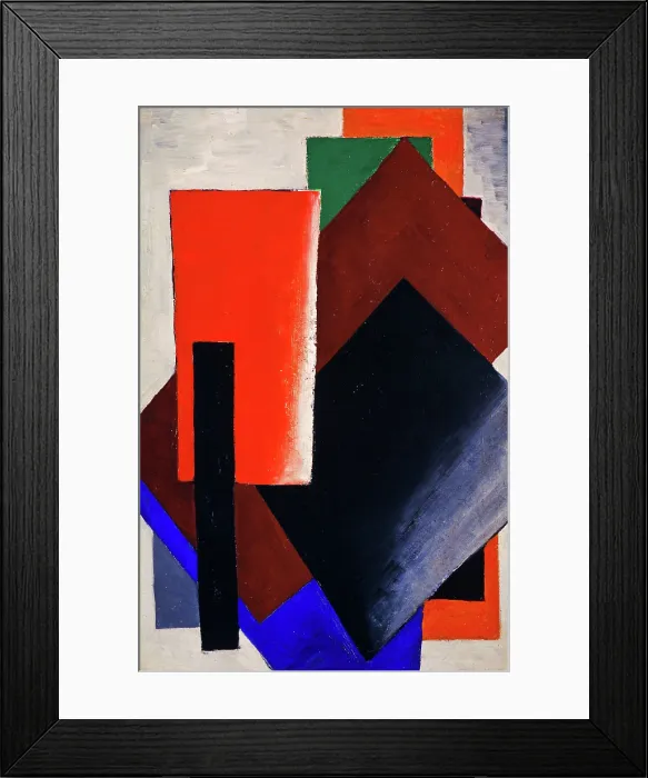 Framed Print : Architectonic Painting, 1916. Creator: Popova, Lyubov Sergeyevna (1889-1924) Framed Print : Architectonic Painting, 1916. Creator: Popova, Lyubov Sergeyevna (1889-1924)