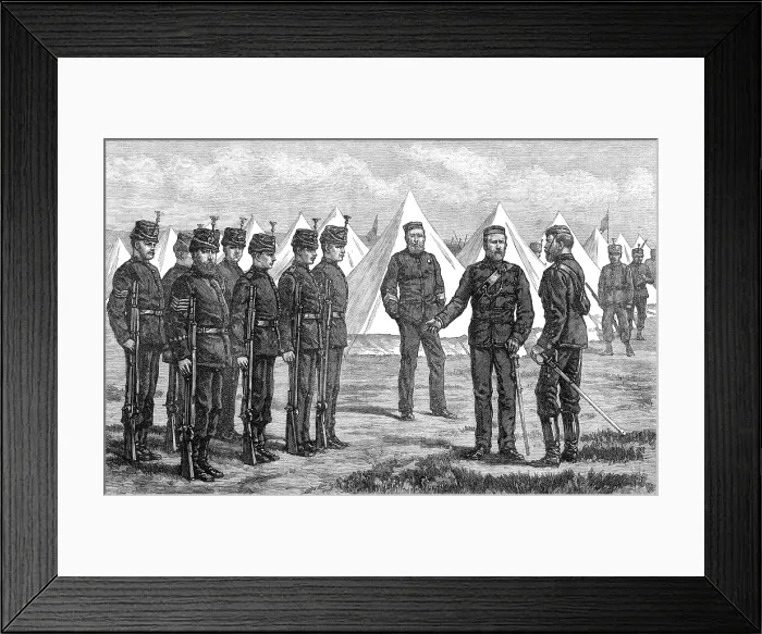 Framed Print : The Royal Visit to Edinburgh: The Queen's City of Edinburgh Rifle Volunteer Brigade, 1881. Creator: Unknown. The Royal Visit to Edinburgh: The Queen's City of Edinburgh Rifle Volunteer Brigade, 1881. Creator: Unknown Framed Print : The Royal Visit to Edinburgh: The Queen's City of Edinburgh Rifle Volunteer Brigade, 1881. Creator: Unknown. The Royal Visit to Edinburgh: The Queen's City of Edinburgh Rifle Volunteer Brigade, 1881. Creator: Unknown