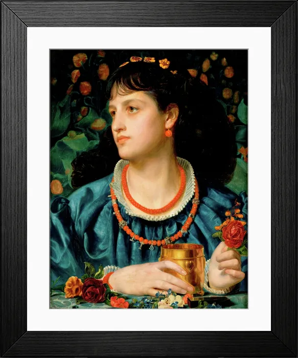 Framed Print : Isolde with the Potion, 1870. Creator: Sandys, Frederick (1829-1904) Framed Print : Isolde with the Potion, 1870. Creator: Sandys, Frederick (1829-1904)