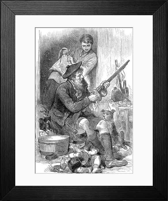 Framed Print : The Royal Visit to Edinburgh: The Scottish Volunteers - The Young Idea, 1881. Creator: Unknown Framed Print : The Royal Visit to Edinburgh: The Scottish Volunteers - The Young Idea, 1881. Creator: Unknown