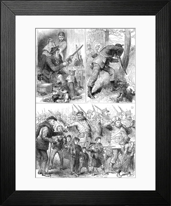 Framed Print : The Royal Visit to Edinburgh: The Scottish Volunteers, 1881. Creator: Unknown Framed Print : The Royal Visit to Edinburgh: The Scottish Volunteers, 1881. Creator: Unknown