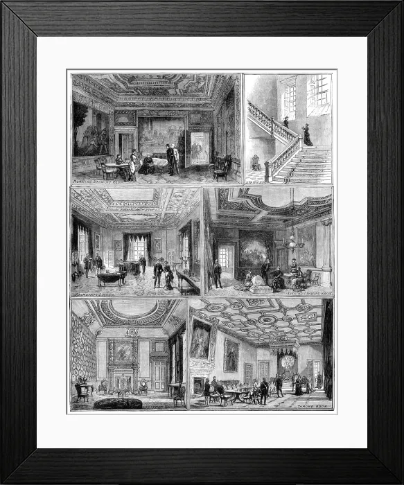 Framed Print : The Royal Visit to Edinburgh: Holyrood Palace, 1881. Creator: Unknown Framed Print : The Royal Visit to Edinburgh: Holyrood Palace, 1881. Creator: Unknown