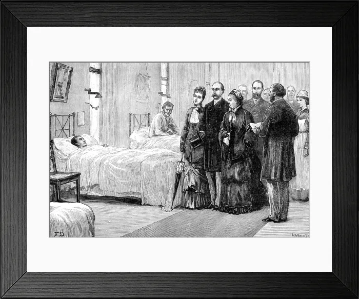 Framed Print : The Queen's visit to the new Royal Infirmary at Edinburgh, 1881. Creator: Unknown. The Queen's visit to the new Royal Infirmary at Edinburgh, 1881. Creator: Unknown Framed Print : The Queen's visit to the new Royal Infirmary at Edinburgh, 1881. Creator: Unknown. The Queen's visit to the new Royal Infirmary at Edinburgh, 1881. Creator: Unknown