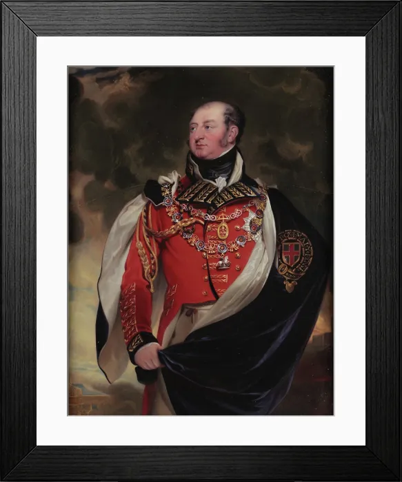 Framed Print : Portrait of Prince Frederick Augustus, Duke of York and Albany (1763-1827), 1821. Creator: Bone, Henry (1755-1834) Framed Print : Portrait of Prince Frederick Augustus, Duke of York and Albany (1763-1827), 1821. Creator: Bone, Henry (1755-1834)