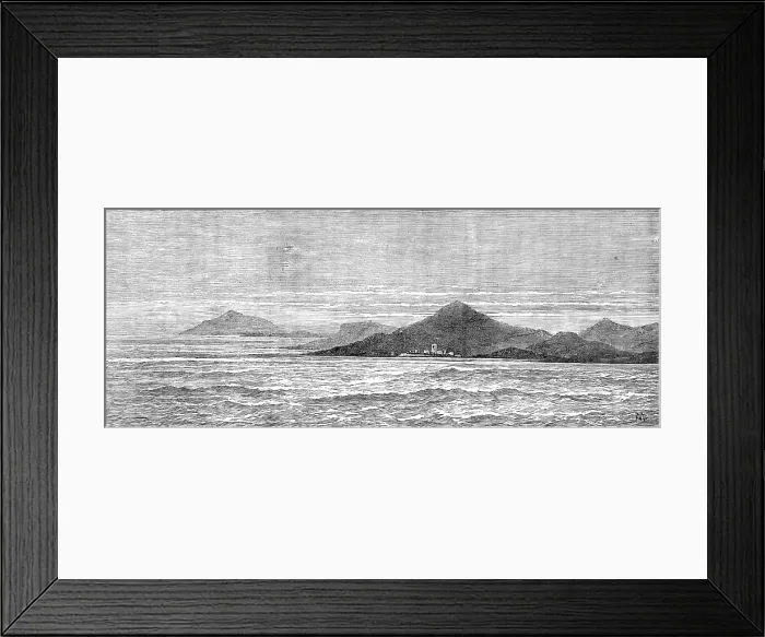 Framed Print : Quoin Point, Cape Agulhas, South Africa, near which the mail steam-ship Teuton was wrecked, 1881. Creator: Unknown Framed Print : Quoin Point, Cape Agulhas, South Africa, near which the mail steam-ship Teuton was wrecked, 1881. Creator: Unknown