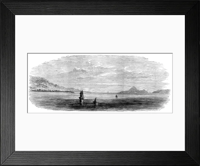 Framed Print : The Strait of Sunda, Malay Archipelago, 1881. Creator: Unknown Framed Print : The Strait of Sunda, Malay Archipelago, 1881. Creator: Unknown