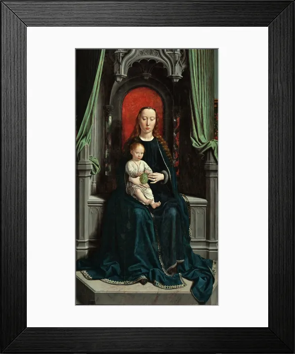 Framed Print : Madonna with Child, 1506-1510. Creator: David, Gerard (ca. 1460-1523) Framed Print : Madonna with Child, 1506-1510. Creator: David, Gerard (ca. 1460-1523)