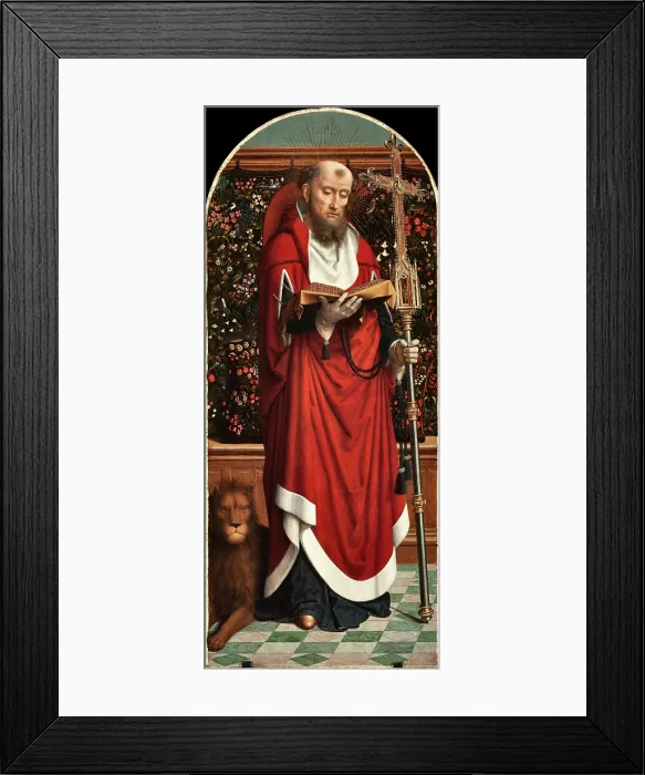 Framed Print : Saint Jerome, 1506-1510. Creator: David, Gerard (ca. 1460-1523) Framed Print : Saint Jerome, 1506-1510. Creator: David, Gerard (ca. 1460-1523)