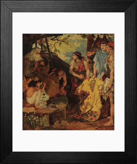 Framed Print : Jacob and Joseph's Coat, c1868-1870. Creator: Brown, Ford Madox (1821-1893). Jacob and Joseph's Coat, c1868-1870. Creator: Brown, Ford Madox (1821-1893) Framed Print : Jacob and Joseph's Coat, c1868-1870. Creator: Brown, Ford Madox (1821-1893). Jacob and Joseph's Coat, c1868-1870. Creator: Brown, Ford Madox (1821-1893)