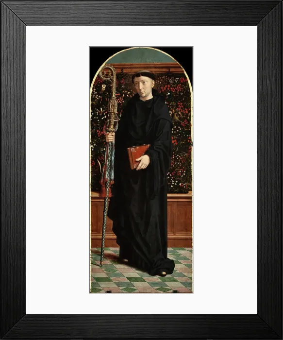 Framed Print : Saint Maurus, 1506-1510. Creator: David, Gerard (ca. 1460-1523) Framed Print : Saint Maurus, 1506-1510. Creator: David, Gerard (ca. 1460-1523)