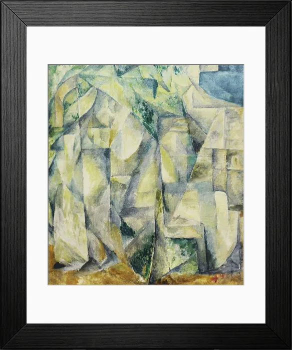 Framed Print : Walk in the Park, 1913. Creator: Le Dantyu, Mikhail Vasilyevich (1891-1917) Framed Print : Walk in the Park, 1913. Creator: Le Dantyu, Mikhail Vasilyevich (1891-1917)