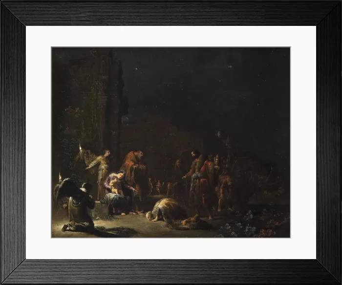 Framed Print : The Adoration of the Magi, Mid of 17th century. Creator: Bramer, Leonaert (1596-1674) Framed Print : The Adoration of the Magi, Mid of 17th century. Creator: Bramer, Leonaert (1596-1674)