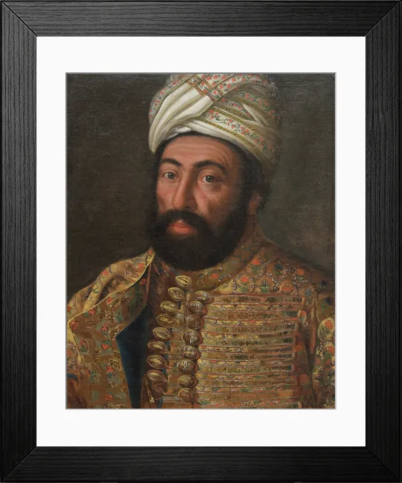 Framed Print : Teimuraz II (1700-1762), King of Kakheti, 1761. Creator: Antropov, Alexei Petrovich (1716-1795) Framed Print : Teimuraz II (1700-1762), King of Kakheti, 1761. Creator: Antropov, Alexei Petrovich (1716-1795)