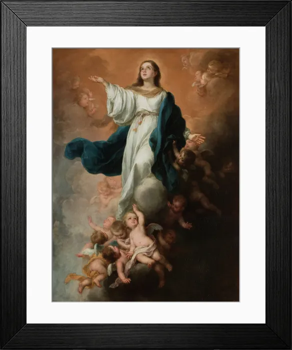 Framed Print : The Walpole Immaculate Conception, c1680. Creator: Murillo, Bartolome Esteban (1617-1682) Framed Print : The Walpole Immaculate Conception, c1680. Creator: Murillo, Bartolome Esteban (1617-1682)