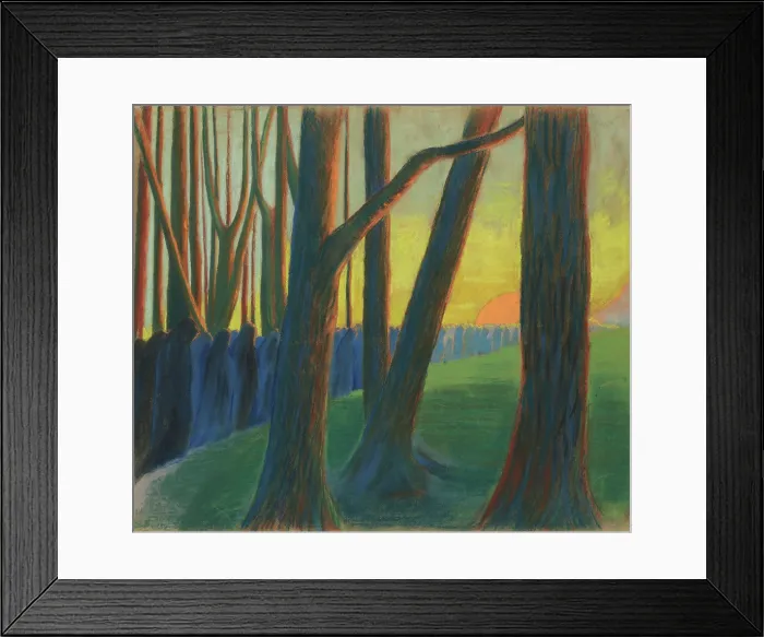 Framed Print : Funeral Symphony, 1903. Creator: Ciurlionis, Mikalojus Konstantinas (1875-1911) Framed Print : Funeral Symphony, 1903. Creator: Ciurlionis, Mikalojus Konstantinas (1875-1911)
