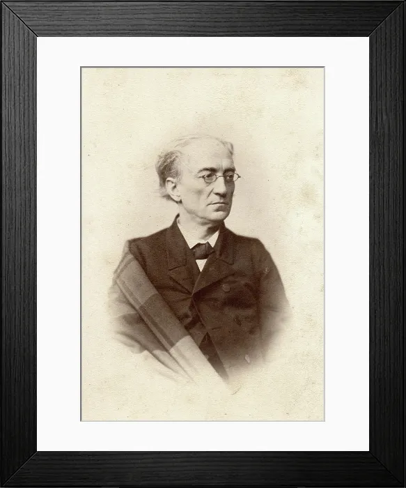 Framed Print : Portrait of the poet Fyodor Ivanovich Tyutchev (1803-1873), 1864. Creator: Deniere, Andrei (Heinrich-Johann) (1820-1892) Framed Print : Portrait of the poet Fyodor Ivanovich Tyutchev (1803-1873), 1864. Creator: Deniere, Andrei (Heinrich-Johann) (1820-1892)