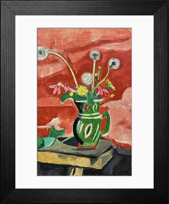Framed Print : Jug with Flowers, 1911-1912. Creator: Rozanova, Olga Vladimirovna (1886-1918) Framed Print : Jug with Flowers, 1911-1912. Creator: Rozanova, Olga Vladimirovna (1886-1918)