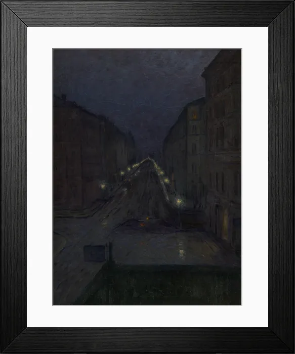 Framed Print : Roslagsgatan, Stockholm, c1895. Creator: Nordstrom, Karl (1855-1923) Framed Print : Roslagsgatan, Stockholm, c1895. Creator: Nordstrom, Karl (1855-1923)