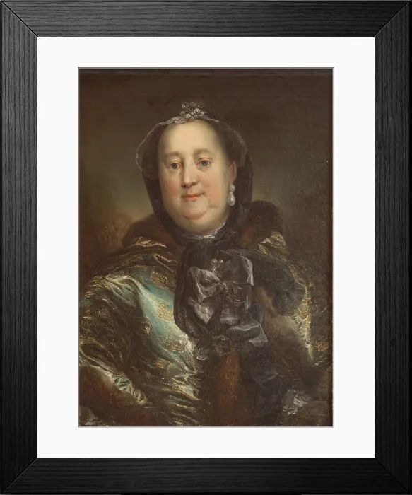 Framed Print : Portrait of Princess Antoinette Amalie of Brunswick-Wolfenbuttel (1696-1762), c1750. Creator: Pilo, Carl Gustaf (1711-1793) Framed Print : Portrait of Princess Antoinette Amalie of Brunswick-Wolfenbuttel (1696-1762), c1750. Creator: Pilo, Carl Gustaf (1711-1793)
