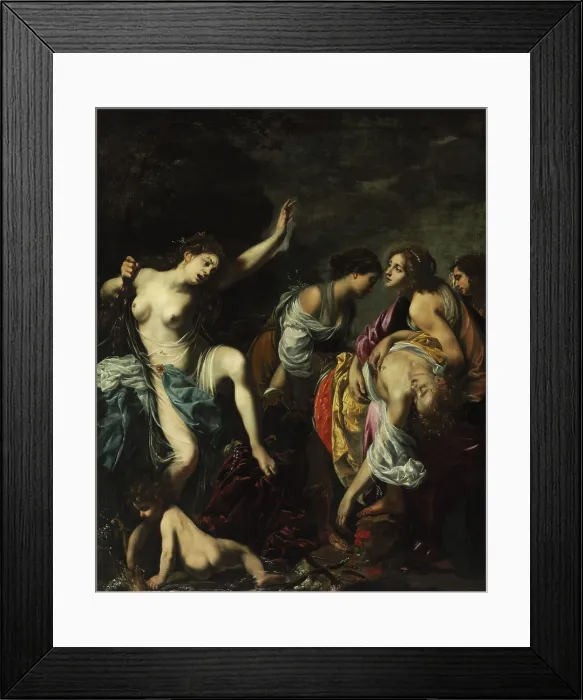 Framed Print : Venus Mourning Adonis, c1626-1628. Creator: Furini, Francesco (1603-1643) Framed Print : Venus Mourning Adonis, c1626-1628. Creator: Furini, Francesco (1603-1643)
