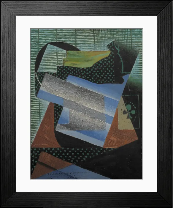 Framed Print : Still Life, 1916. Creator: Gris, Juan (1887-1927) Framed Print : Still Life, 1916. Creator: Gris, Juan (1887-1927)