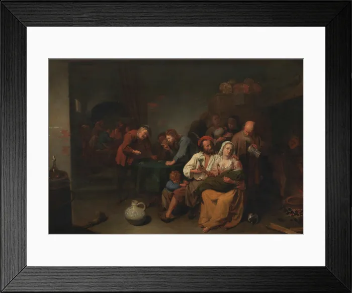 Framed Print : Tavern Scene, c1650. Creator: Ryckaert (Rijckaert), David (1612-1661) Framed Print : Tavern Scene, c1650. Creator: Ryckaert (Rijckaert), David (1612-1661)
