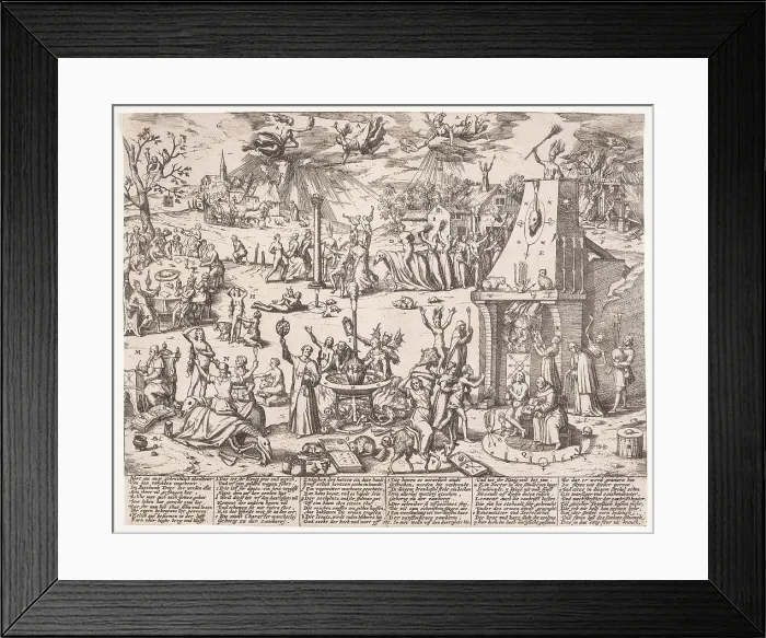 Framed Print : The Witches Sabbat, Second half of the16th century. Creator: Hogenberg, Frans (1535-1590). The Witches Sabbat, Second half of the16th century. Creator: Hogenberg, Frans (1535-1590) Framed Print : The Witches Sabbat, Second half of the16th century. Creator: Hogenberg, Frans (1535-1590). The Witches Sabbat, Second half of the16th century. Creator: Hogenberg, Frans (1535-1590)