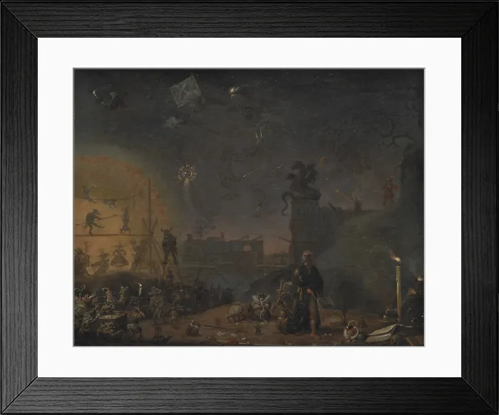 Framed Print : The Vision of the Sunday Child, 1660. Creator: Saftleven, Cornelis Hermansz. (ca. 1607-1681) Framed Print : The Vision of the Sunday Child, 1660. Creator: Saftleven, Cornelis Hermansz. (ca. 1607-1681)