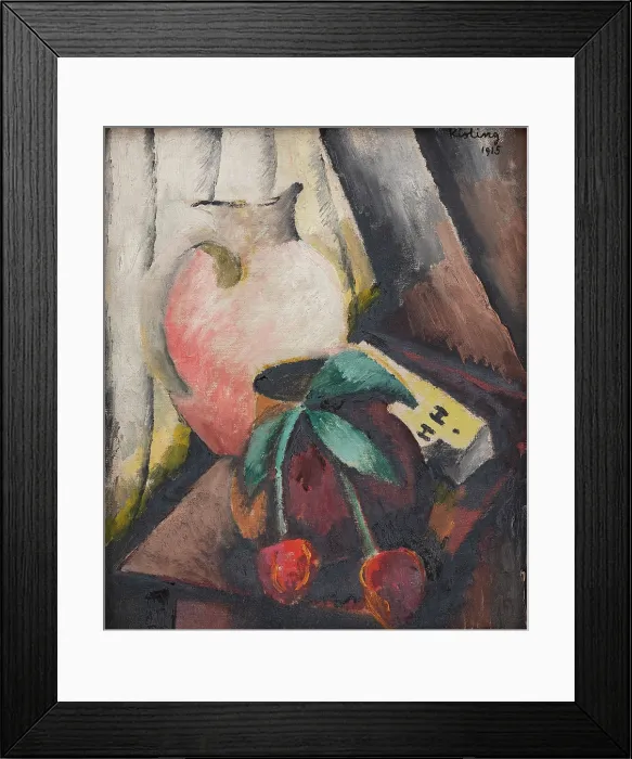 Framed Print : Still Life, 1915. Creator: Kisling, Moise (1891-1953) Framed Print : Still Life, 1915. Creator: Kisling, Moise (1891-1953)