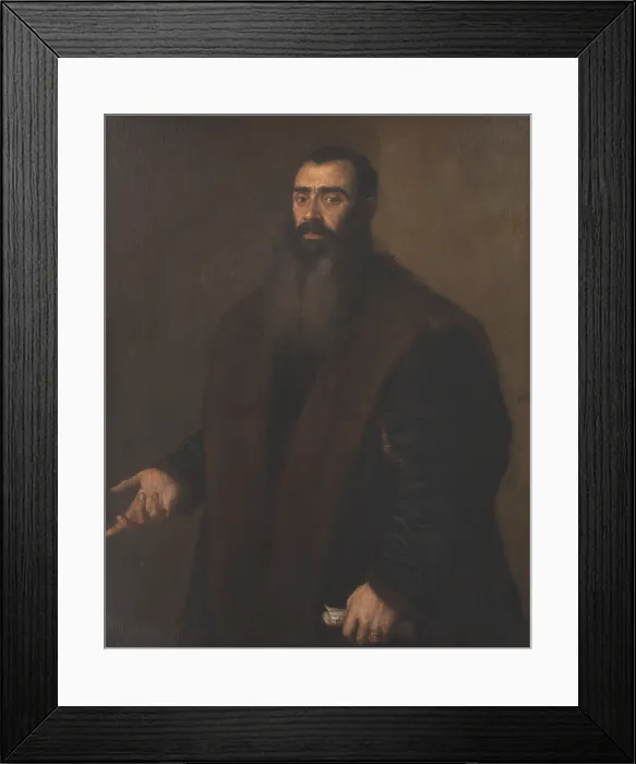 Framed Print : Portrait of Willibald Imhoff (1519-1580), c1550-1565. Creator: Titian (1488-1576) Framed Print : Portrait of Willibald Imhoff (1519-1580), c1550-1565. Creator: Titian (1488-1576)