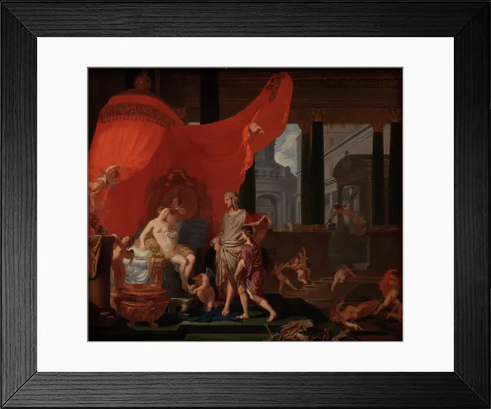 Framed Print : The Marriage of Alexander the Great and Roxana of Bactria, 1664. Creator: Lairesse, Gerard, de (1640-1711) Framed Print : The Marriage of Alexander the Great and Roxana of Bactria, 1664. Creator: Lairesse, Gerard, de (1640-1711)