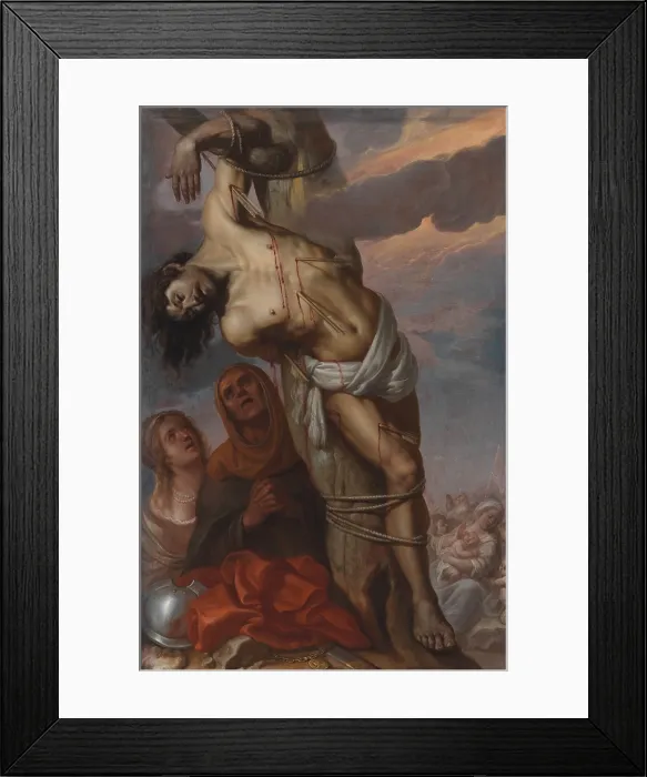Framed Print : Saint Sebastian, 1615-1620. Creator: Cajes, Eugenio (1575-1634)