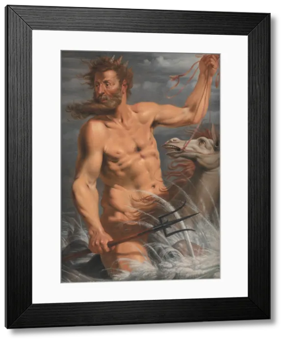 Framed Print : Neptune, 1619. Creator: Valckert, Werner Jacobsz. van den (ca. 1585-after 1635) Framed Print : Neptune, 1619. Creator: Valckert, Werner Jacobsz. van den (ca. 1585-after 1635)