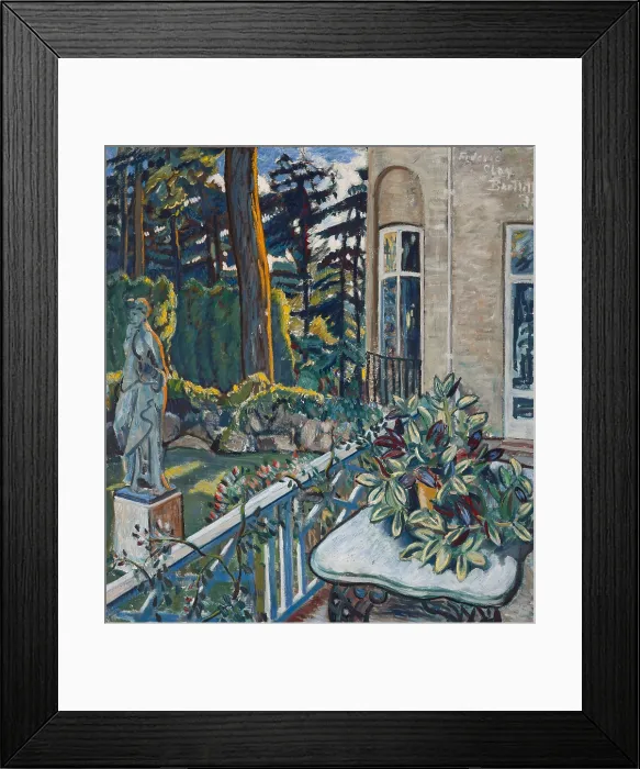 Framed Print : Terrace Garden, 1931. Creator: Frederic C. Bartlett Framed Print : Terrace Garden, 1931. Creator: Frederic C. Bartlett