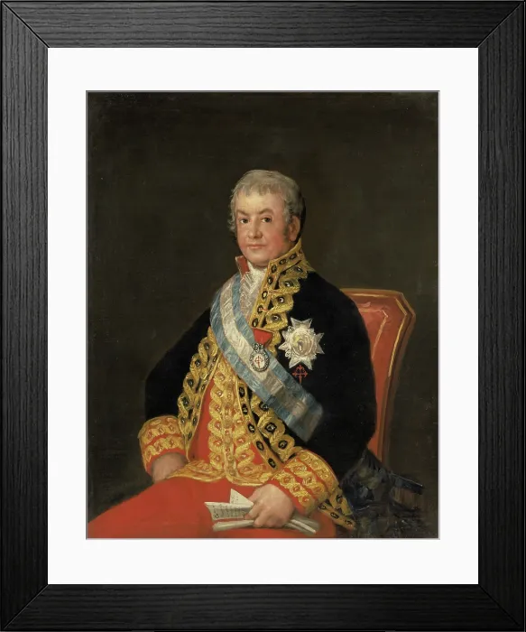 Framed Print : Portrait of Jose Antonio Caballero (1754-1821), 1807. Creator: Goya, Francisco, de (1746-1828) Framed Print : Portrait of Jose Antonio Caballero (1754-1821), 1807. Creator: Goya, Francisco, de (1746-1828)