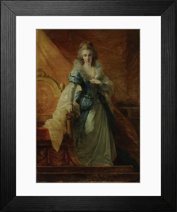Framed Print : Portrait of Infanta Maria Luisa of Spain (1745-1792), Holy Roman Empress, c1790. Creator: Fuger, Heinrich Friedrich (1751-1818) Framed Print : Portrait of Infanta Maria Luisa of Spain (1745-1792), Holy Roman Empress, c1790. Creator: Fuger, Heinrich Friedrich (1751-1818)