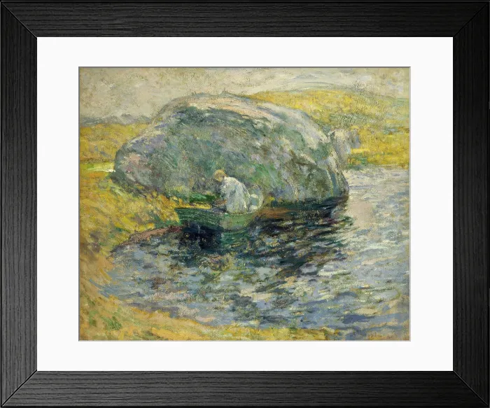 Framed Print : A Summer Day, about 1900. Creator: John Henry Twachtman Framed Print : A Summer Day, about 1900. Creator: John Henry Twachtman