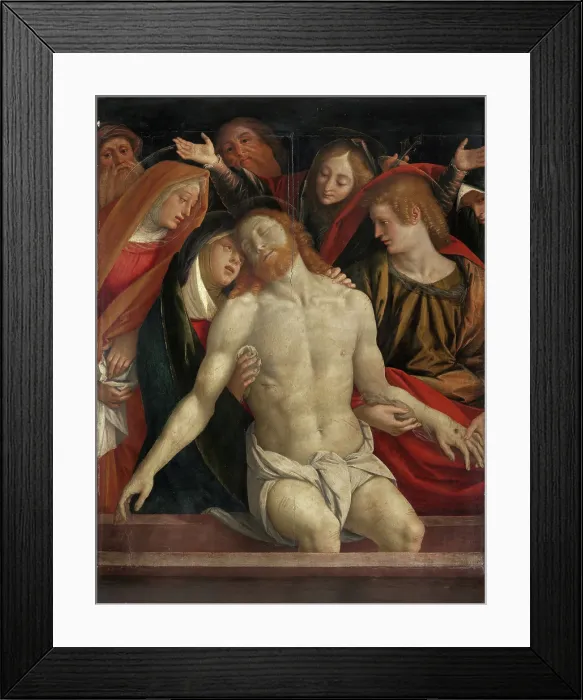 Framed Print : The Lamentation over Christ, c1503. Creator: Ferrari, Gaudenzio (ca 1477-1546) Framed Print : The Lamentation over Christ, c1503. Creator: Ferrari, Gaudenzio (ca 1477-1546)