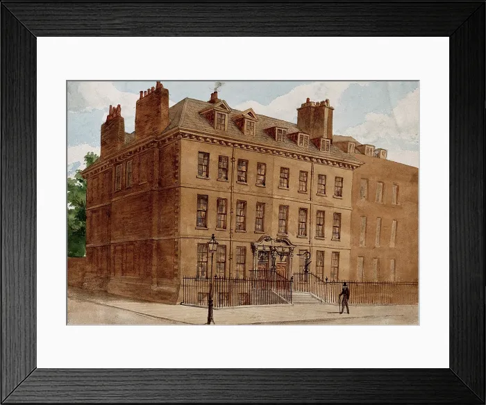 Framed Print : 40-41 Queen Square, London, immediately before demolition, 1882. Creator: John Phillipps Emslie Framed Print : 40-41 Queen Square, London, immediately before demolition, 1882. Creator: John Phillipps Emslie