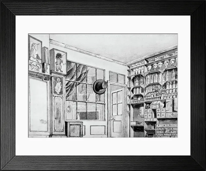 Framed Print : An interior of Marshalls, a famous dentist's shop near Berwick Street, Soho, 1789. Creator: Unknown. An interior of Marshalls, a famous dentist's shop near Berwick Street, Soho, 1789. Creator: Unknown Framed Print : An interior of Marshalls, a famous dentist's shop near Berwick Street, Soho, 1789. Creator: Unknown. An interior of Marshalls, a famous dentist's shop near Berwick Street, Soho, 1789. Creator: Unknown