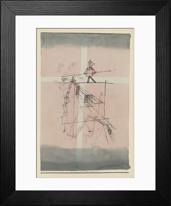 Framed Print : Tightrope Walker, 1923. Creator: Klee, Paul (1879-1940) Framed Print : Tightrope Walker, 1923. Creator: Klee, Paul (1879-1940)