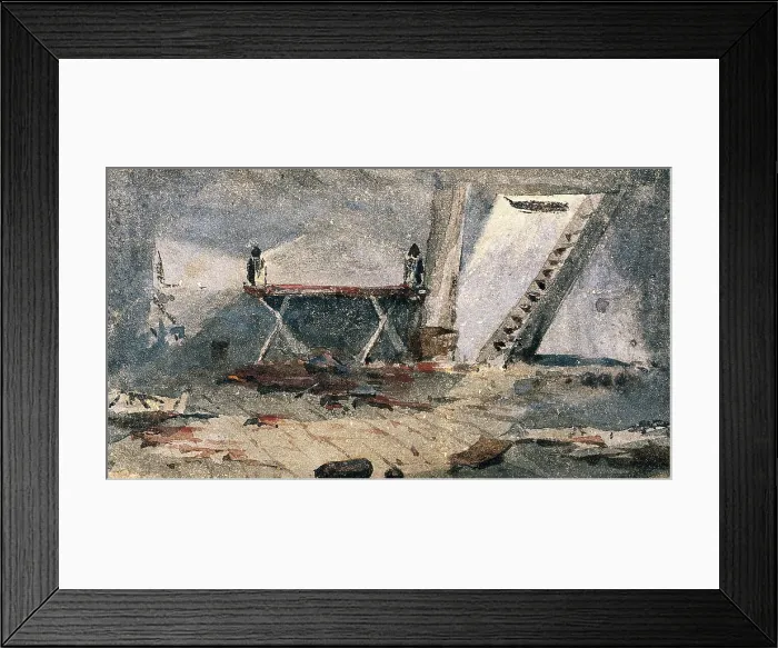 Framed Print : Cap-Haitien, Haiti: the surgery of HMS Bulldog, 23rd Oct 1865. Creator: Edward Lawton Moss Framed Print : Cap-Haitien, Haiti: the surgery of HMS Bulldog, 23rd Oct 1865. Creator: Edward Lawton Moss