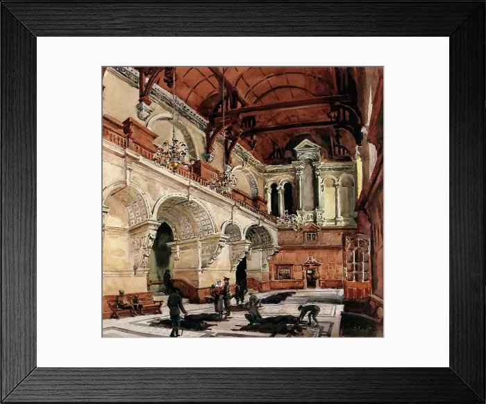 Framed Print : World War I: the Examination Schools, Oxford... Third Southern General Hospital, c1910s. Creator: Walter Ernest Spradbery Framed Print : World War I: the Examination Schools, Oxford... Third Southern General Hospital, c1910s. Creator: Walter Ernest Spradbery