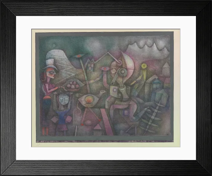 Framed Print : Carnival in the Mountains, 1924. Creator: Klee, Paul (1879-1940) Framed Print : Carnival in the Mountains, 1924. Creator: Klee, Paul (1879-1940)