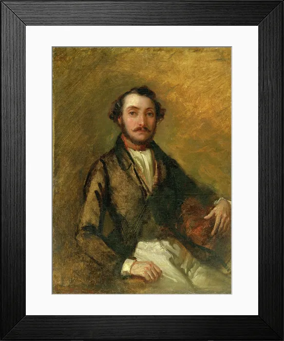 Framed Print : Portrait of the composer Gaetano Donizetti (1797-1848), 1850. Creator: Carnovali (Il Piccio), Giovanni (1804-1873) Framed Print : Portrait of the composer Gaetano Donizetti (1797-1848), 1850. Creator: Carnovali (Il Piccio), Giovanni (1804-1873)