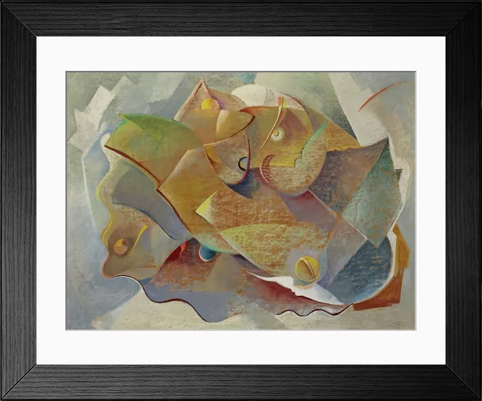 Framed Print : Winged Form, 1939. Creator: Will Henry Stevens Framed Print : Winged Form, 1939. Creator: Will Henry Stevens